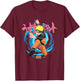 Naruto Shippuden Rasengan Jutsu Swirls Anime T-Shirt - T-Shirt | Maroon