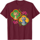 Disney Junior Mira, Royal Detective Mikku and Chikku Small T-Shirt - T-Shirt | Maroon