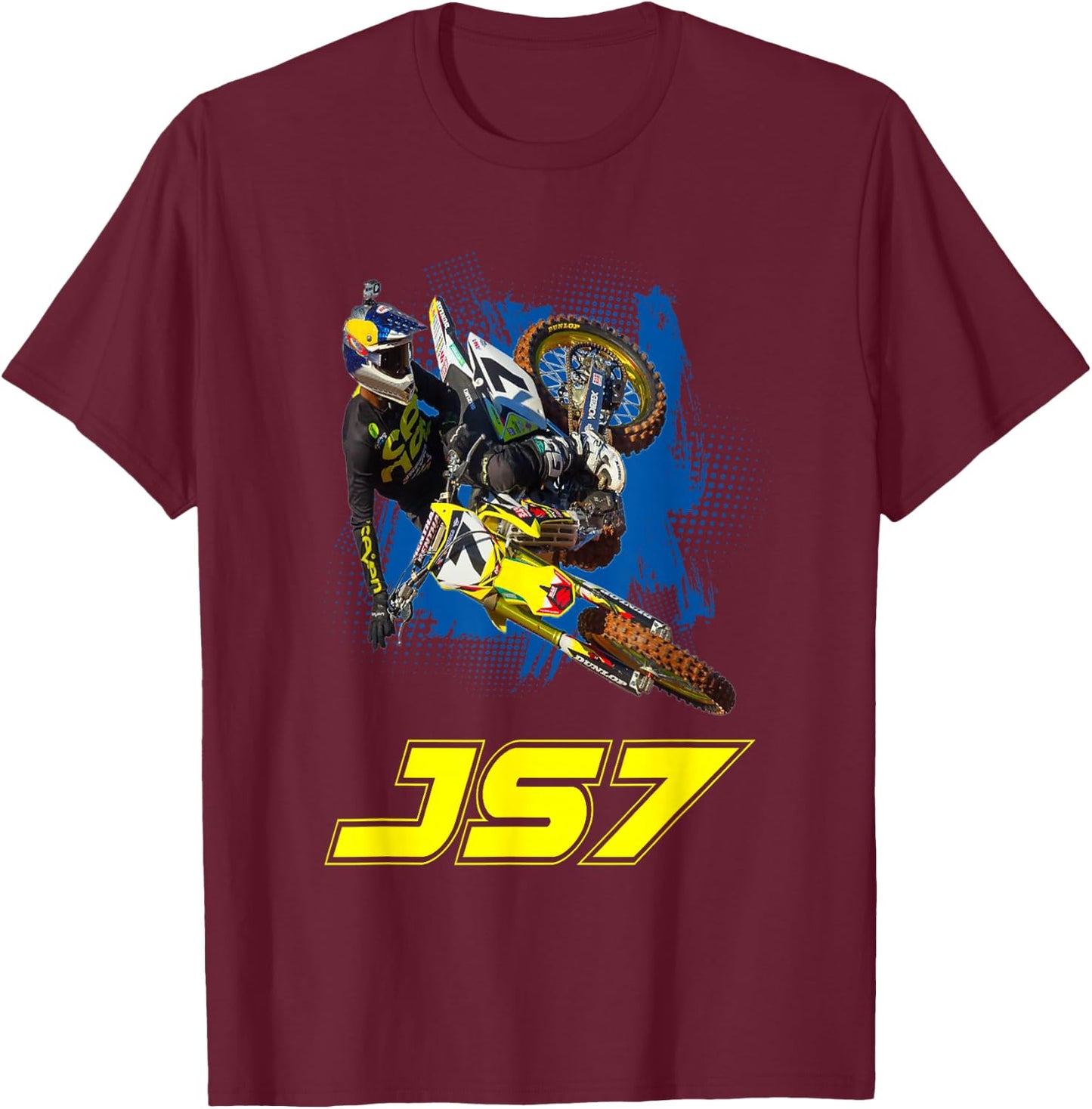 James JS7 Stewart T-Shirt - T-Shirt | Maroon