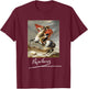 Napoleon Bonaparte Jacques-Louis David Neoclassicism Art T-Shirt - T-Shirt | Maroon