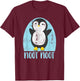 Noot Noot Funny Penguin Bird Sound Christmas Winter Penguin T-Shirt - T-Shirt | Maroon