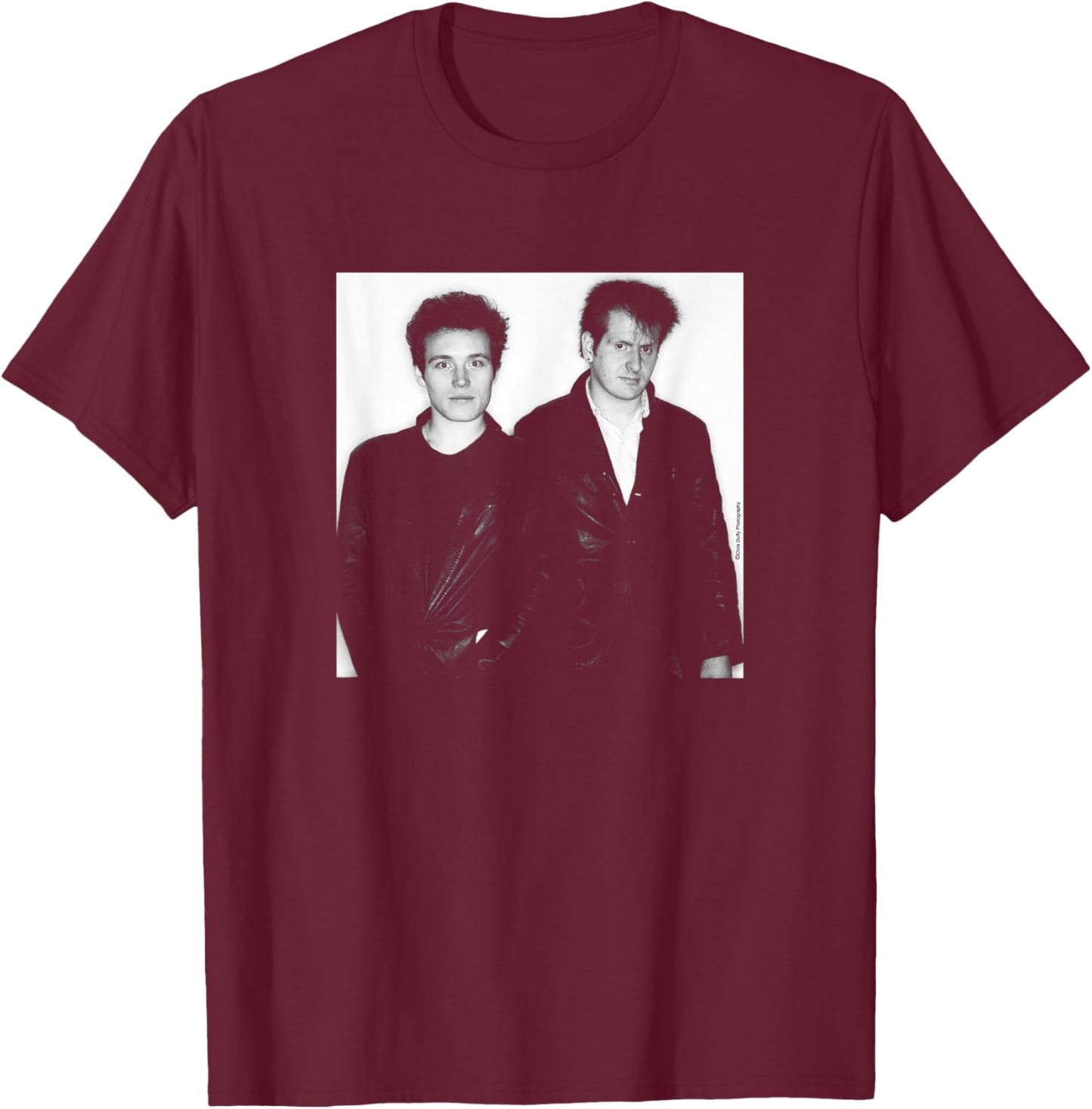Chris Duffy Photography Adam Ant Marco Pirroni Portrait 1979 T-Shirt - T-Shirt | Maroon