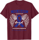 Products Angel In Memory Of My Mom Colon Cancer Awareness T-Shirt - T-Shirt | Maroon