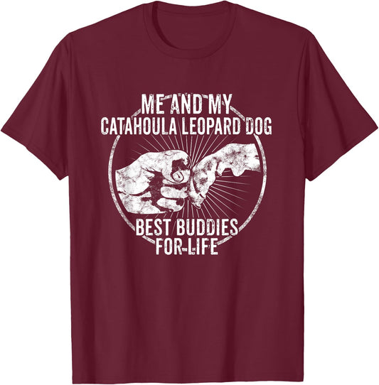 Catahoula Leopard Dog T-Shirt - T-Shirt | Maroon