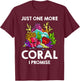 Coral Frag Reef Aquarium Fish Tank Aquarist T-Shirt - T-Shirt | Maroon