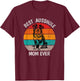 Funny Best Ausshole Mom Ever Australian Shepherd Aussie T-Shirt - T-Shirt | Maroon