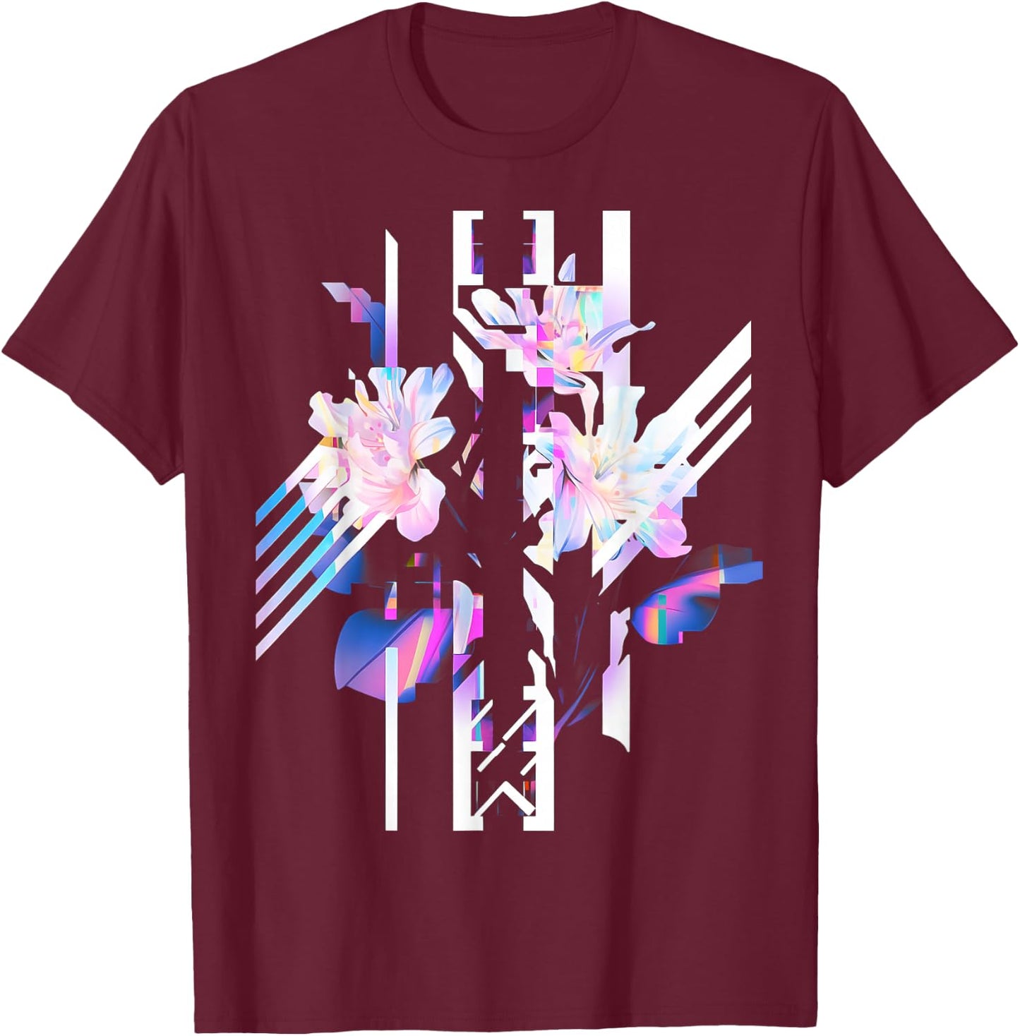 Futuristic Techwear Japanese Cyberpunk | Harajuku Streetwear T-Shirt - T-Shirt | Maroon