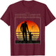 The Papalorian Fathers Day Dad And Son Fishing Funny Gift T-Shirt - T-Shirt | Maroon