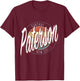 Vintage Paterson New Jersey T-Shirt - T-Shirt | Maroon