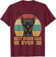 Dobermann Best Dobie Dad Ever Dog Papa T-Shirt - T-Shirt | Maroon