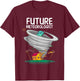 Funny Future Meteorologist Gift Kids Cool Meteorology T-Shirt - T-Shirt | Maroon