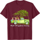 Gnomes Riding Truck Mantle Cell Lymphoma Awareness T-Shirt - T-Shirt | Maroon