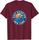East Hampton New York NY Vintage Nautical Waves Design T-Shirt - T-Shirt | Maroon