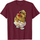 Cochin Chicken Lovers T-Shirt - T-Shirt | Maroon