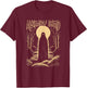 Last Gasp Graphics Already Dead Ghost In The Graveyard Haunts The Night T-Shirt - T-Shirt | Maroon