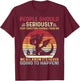 Vintage Dragon Seriously Dragon and Girls, Boy T-Shirt - T-Shirt | Maroon