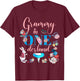 Alice in ONEderland Family Grammy Of The Birthday Girl T-Shirt - T-Shirt | Maroon