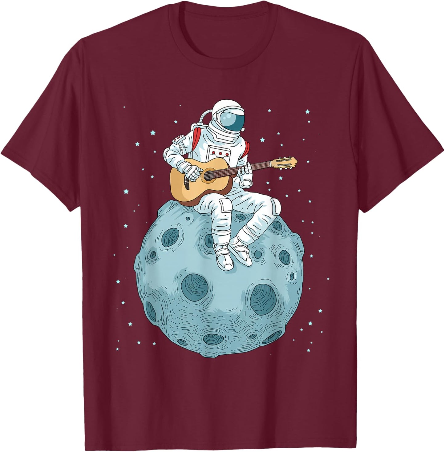 Guitar Kids Music Electric Bass Guitar Gift Guitarist T-Shirt - T-Shirt | Maroon
