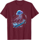 Jellyfish Ocean Sea Animal Lover Sea Ocean Jellyfish Surfing T-Shirt - T-Shirt | Maroon