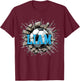 Liam Soccer Custom Name T-Shirt - T-Shirt | Maroon