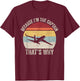 Because I'm The Captain That's Why Funny Aviation Pilot Gift T-Shirt - T-Shirt | Maroon