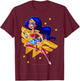 DC Comics Super Hero Girls Wonder Woman T-Shirt - T-Shirt | Maroon