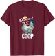 Funny Queen Of The Coop | Chicken Rooster | Farming T-Shirt - T-Shirt | Maroon