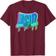 Lucid Glitchcore Clothes T-Shirt - T-Shirt | Maroon