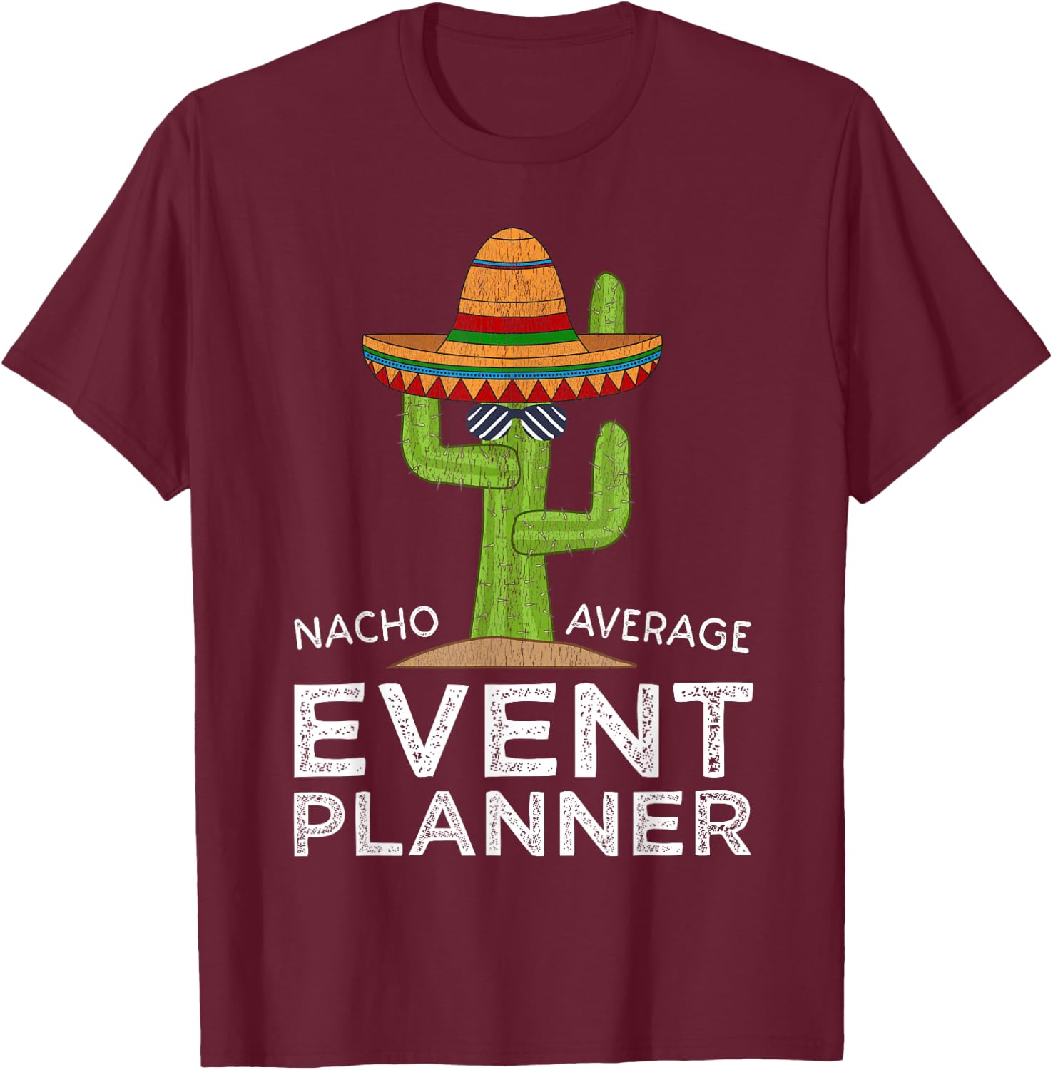 Funny Event Planning Planner T-Shirt - T-Shirt | Maroon