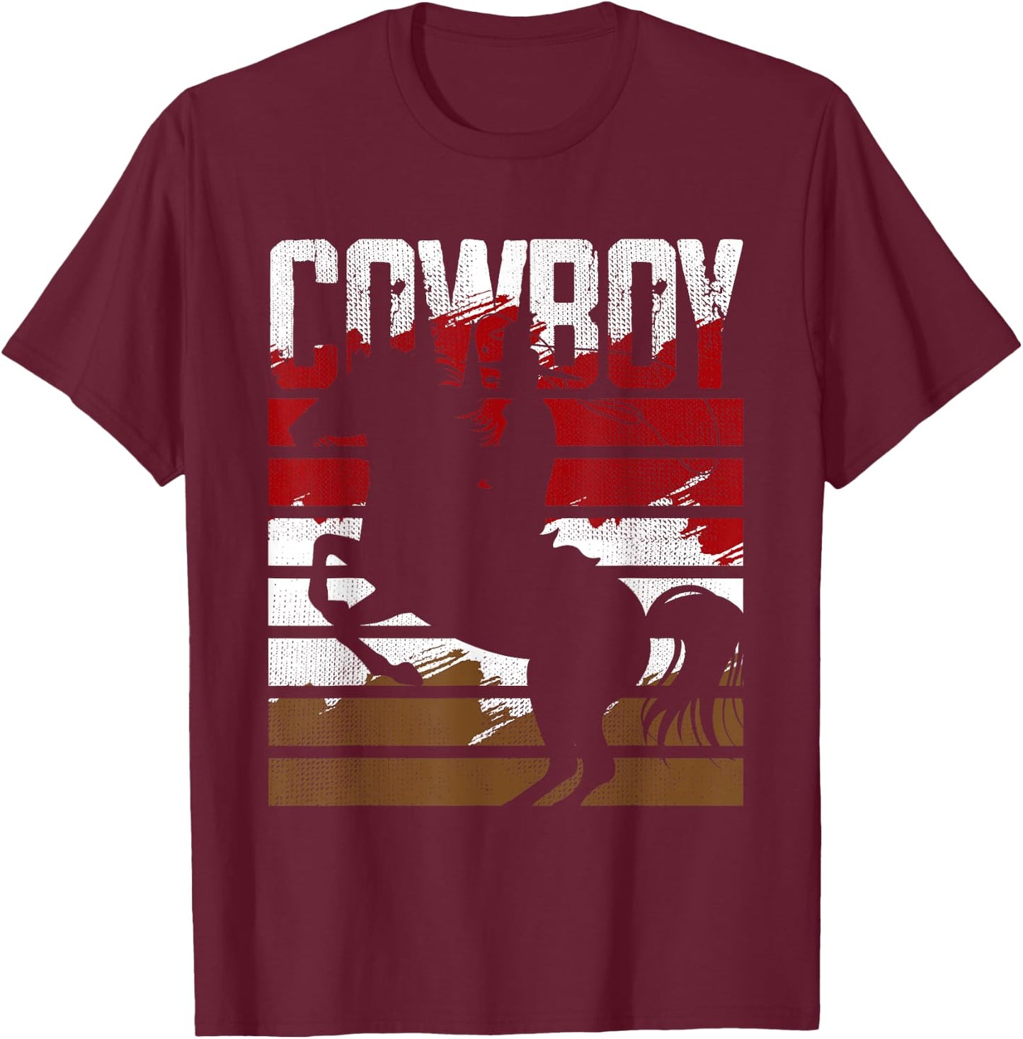 Cowboy T-Shirt - T-Shirt | Maroon