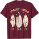 Spooky Squad SLP OT PT Ghost Occupational Therapy T-Shirt - T-Shirt | Maroon