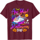 Family Halloween Cruise 2024 Pumpkin Boo Trip Matching T-Shirt - T-Shirt | Maroon