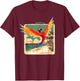 Migration Jamaica Parrot T-Shirt - T-Shirt | Maroon