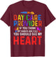 If You Think My Hands Are Full Day Care Providers T-Shirt - T-Shirt | Maroon