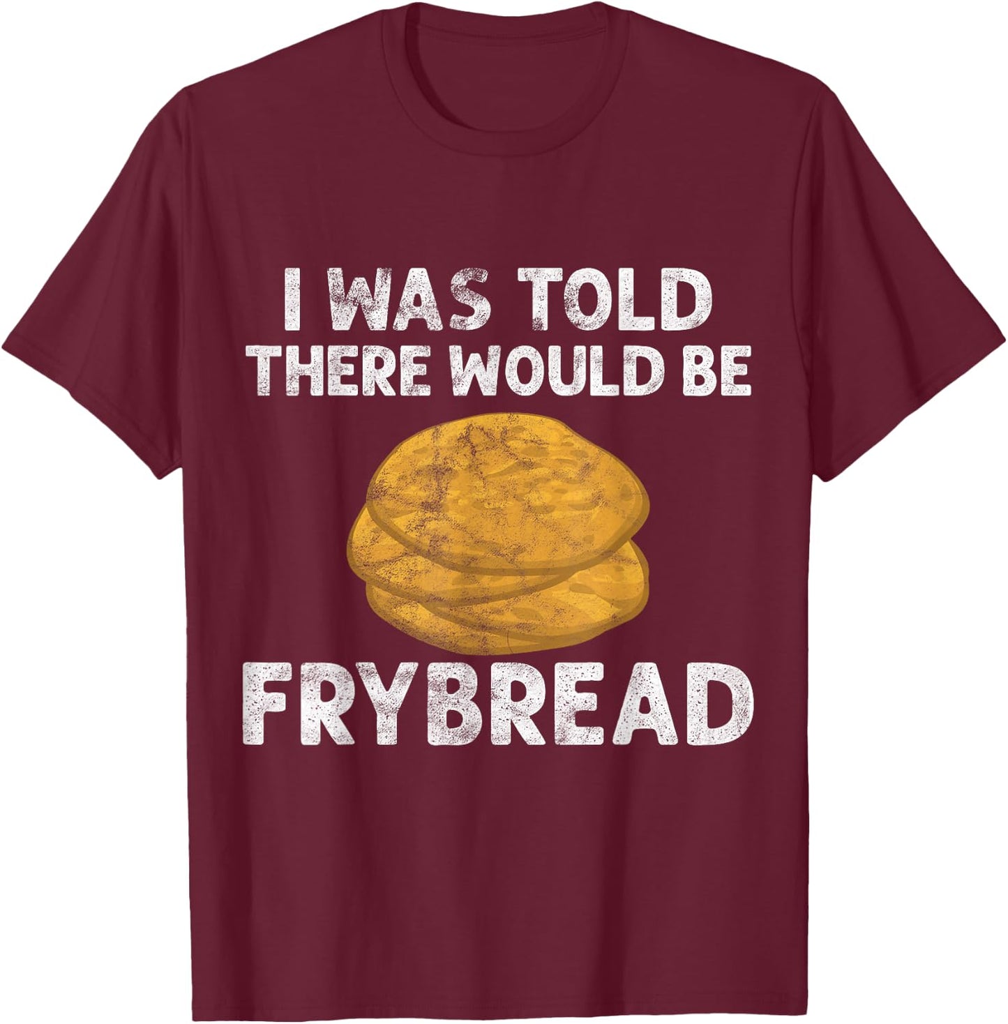 vintage Frybread Power Gift Native American Indian Taco T-Shirt - T-Shirt | Maroon