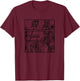 Black Roses Aesthetic Clothing Soft Grunge Clothes Goth Punk Small T-Shirt - T-Shirt | Maroon