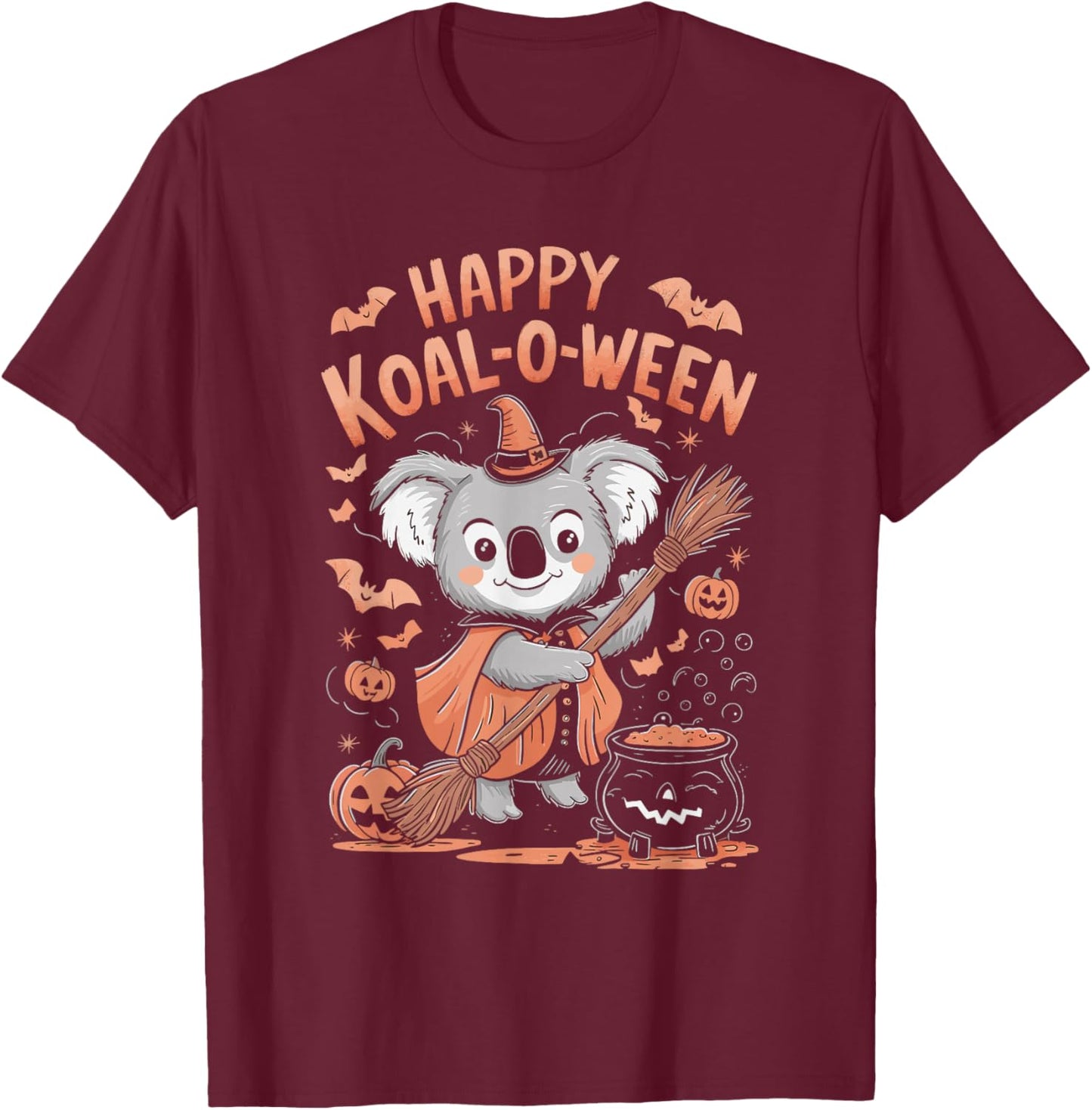 Happy Koal-O-Ween T-Shirt - T-Shirt | Maroon