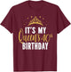 It's My Queen's 40th Birthday Idea For 40 Years Old Woman T-Shirt - T-Shirt | Maroon