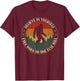 Believe In Yourself Bigfoot Funny Sasquatch Retro Vintage T-Shirt - T-Shirt | Maroon