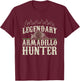 Legendary Armadillo Hunter Hunting Gift T-Shirt - T-Shirt | Maroon