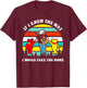 If I Knew The Way I Would Take You Home Retro Vintage Sunset T-Shirt - T-Shirt | Maroon