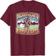 Breakin' Hearts, Rippin' Farts Funny Sasquatch Bigfoot 80s T-Shirt - T-Shirt | Maroon