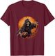 American Football Grim Reaper T-Shirt - T-Shirt | Maroon