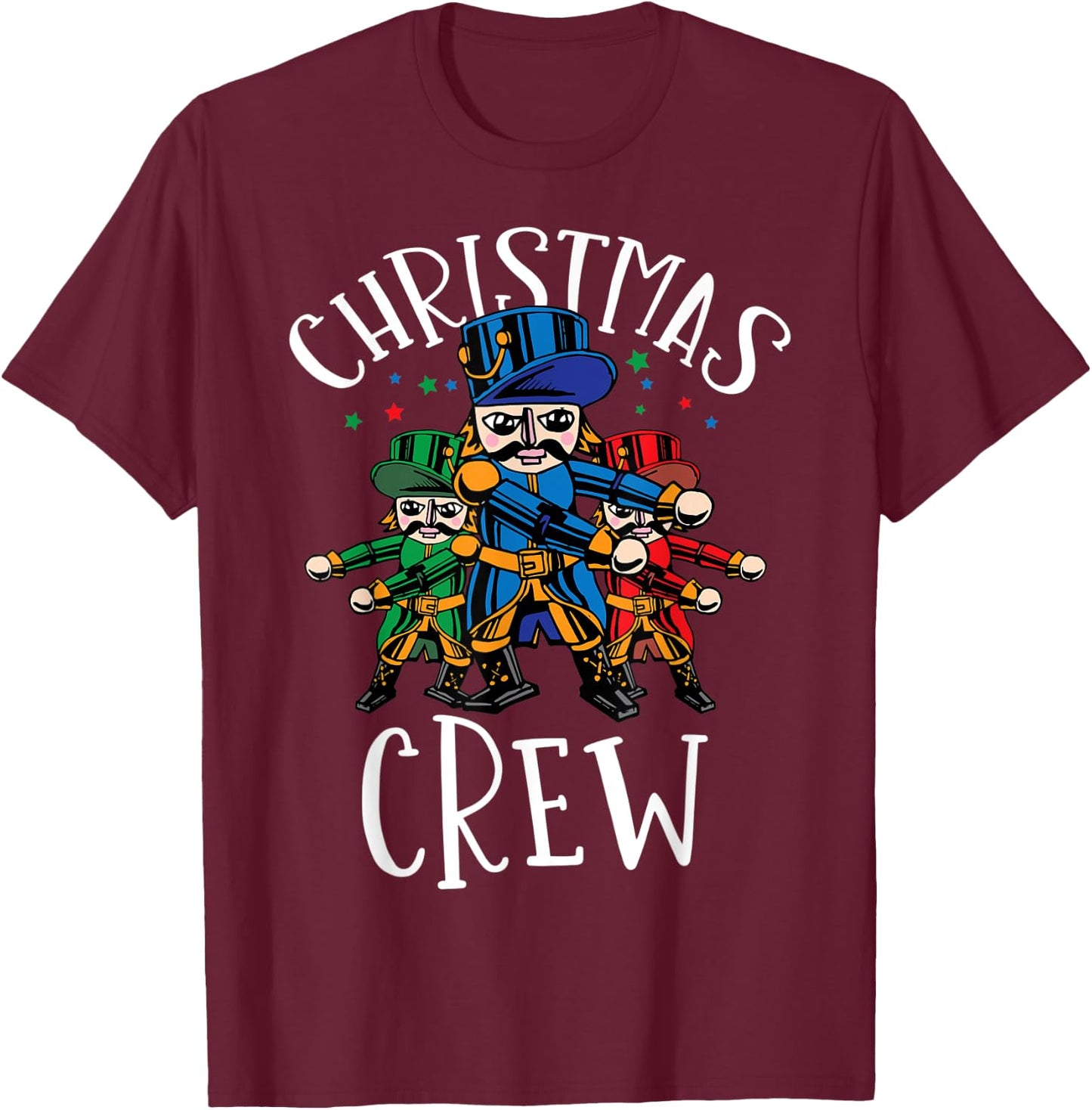 Nutcracker Shirt Christmas Crew Flossing Kids T-Shirt - T-Shirt | Maroon