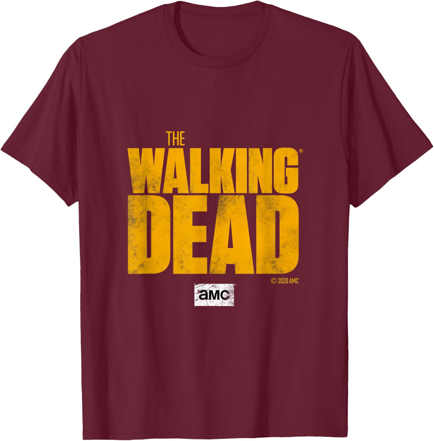 The Walking Dead Logo T-Shirt - T-Shirt | Maroon