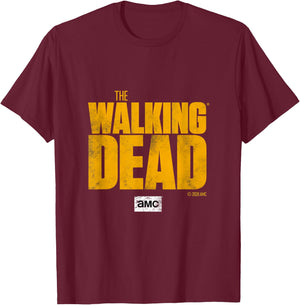 The Walking Dead Logo T-Shirt - T-Shirt | Maroon