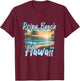 Poipu Beach Sunset Women Kids T-Shirt - T-Shirt | Maroon