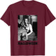 Halloween Laurie Strode Hiding From Michael T-Shirt - T-Shirt | Maroon