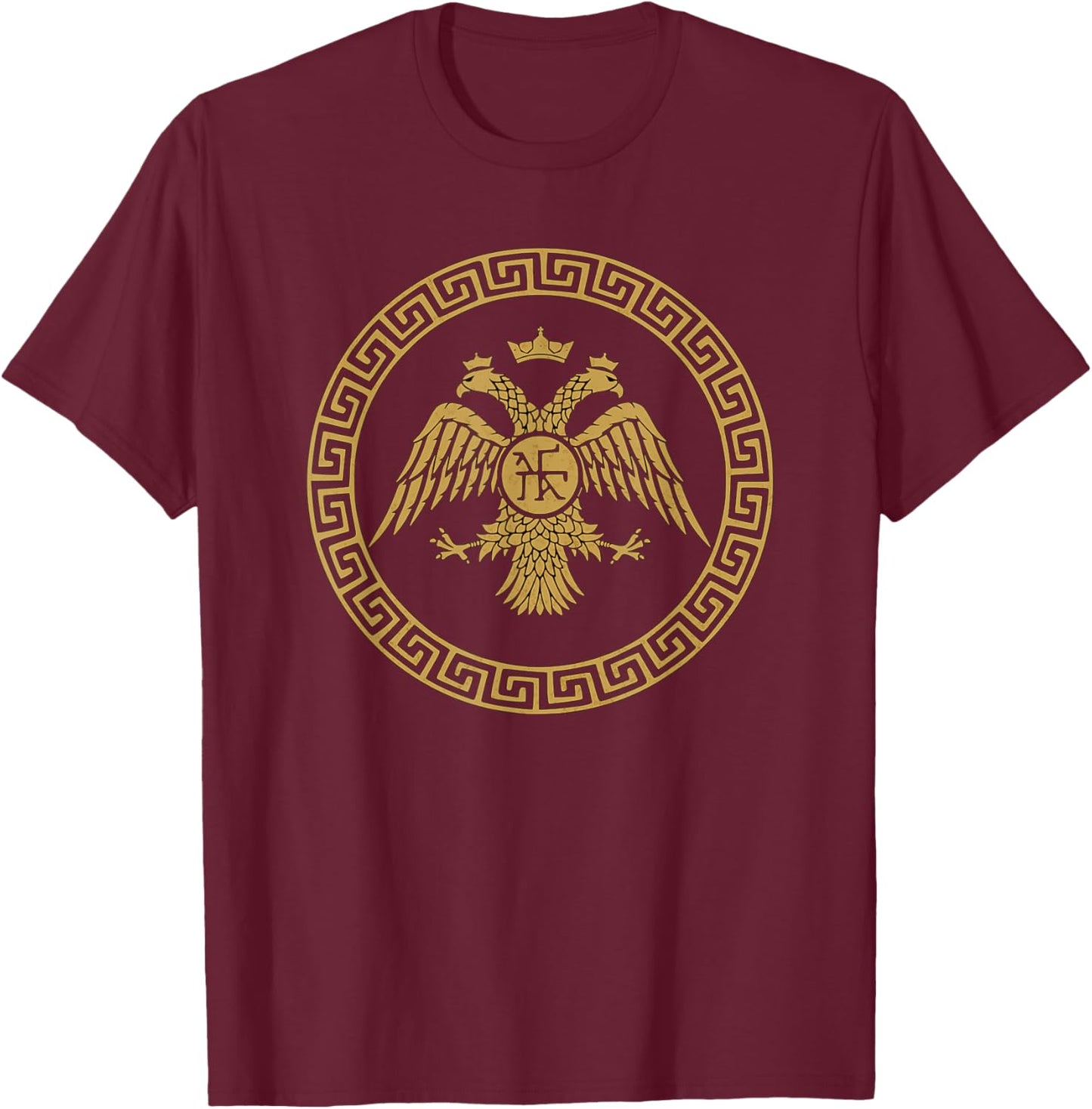 Byzantine Empire Heraldry Constantinople T-Shirt - T-Shirt | Maroon