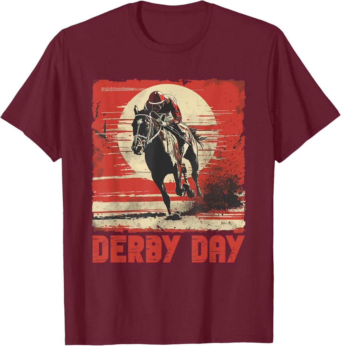 Elegant derby racing day KY Horse Racing Spectacle T-Shirt - T-Shirt | Maroon